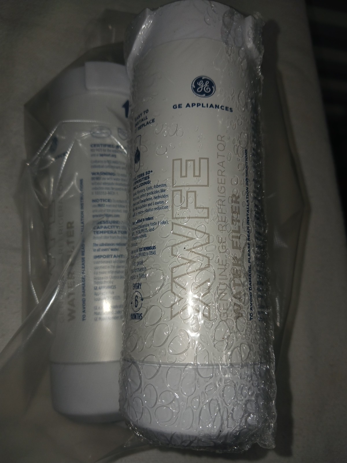 GENUINE GE Appliances XWFE Refrigerator Water Filters NEW. Lot Of 3