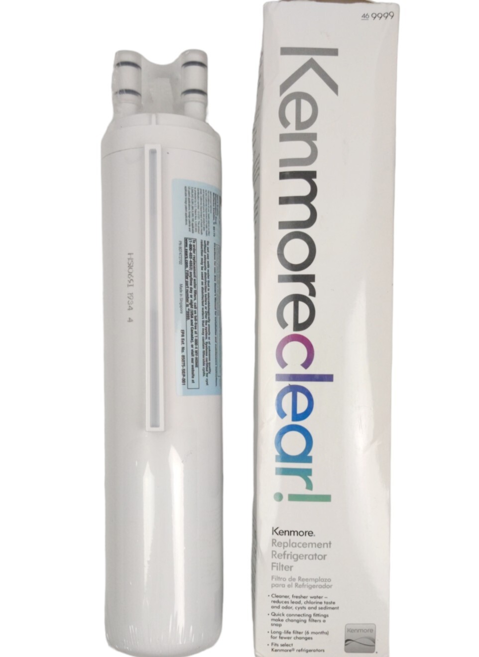 Kenmore Clear 46-9999 Replacement Refrigerator Water Filter