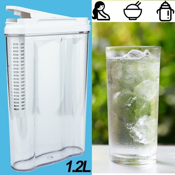 5-Cup Water Filtration Pitcher Household Water Filter Jug Purifier BPA-Free DP01