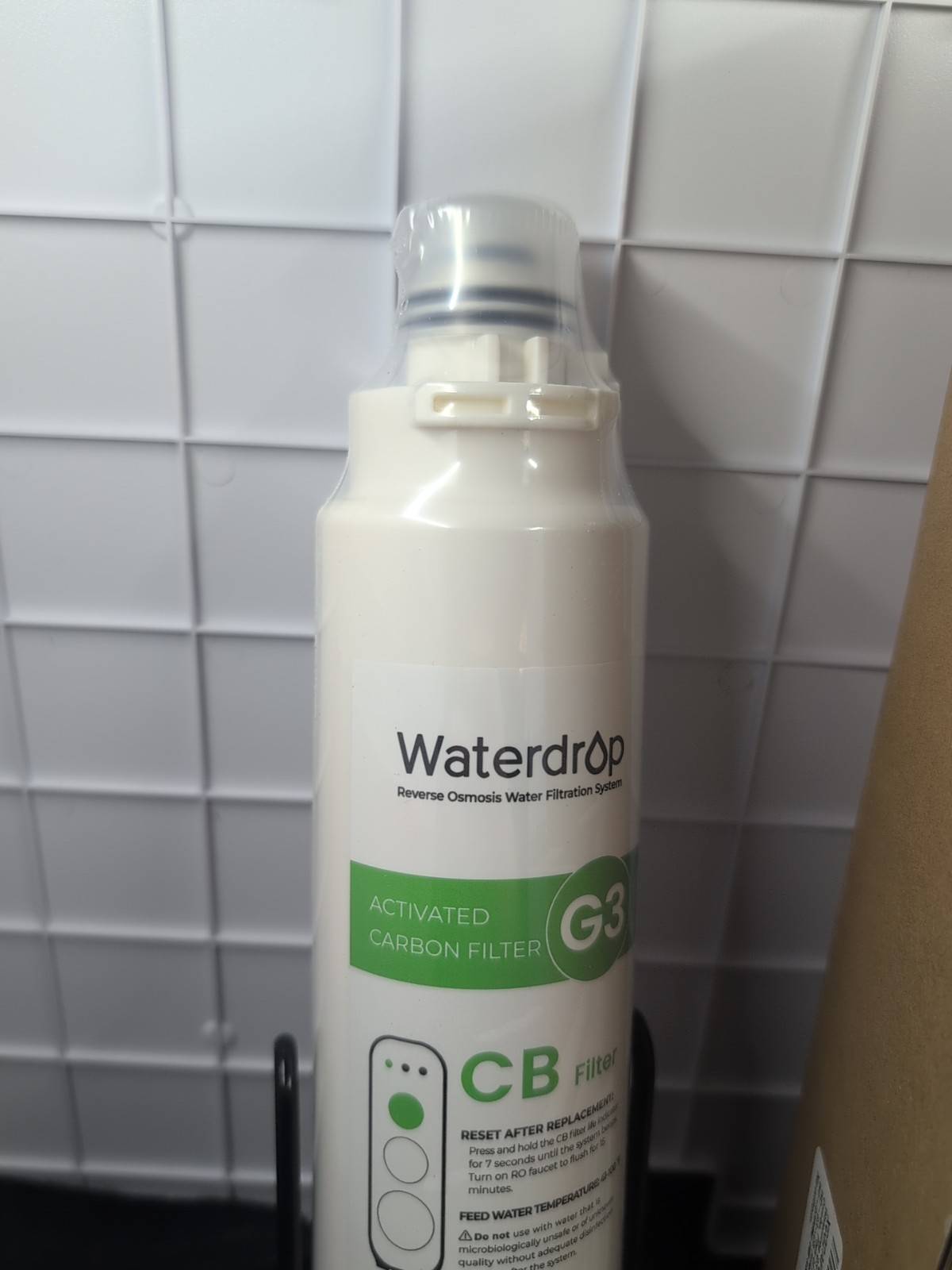 Replacement Waterdrop Filter WD-G3-CB White Brand New