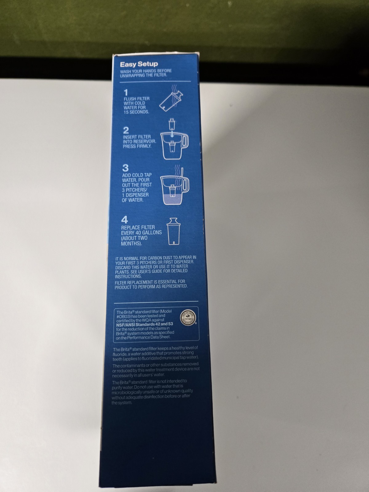 Genuine Brita 10 pack water filters Pitcher standard Replacement NEW in box