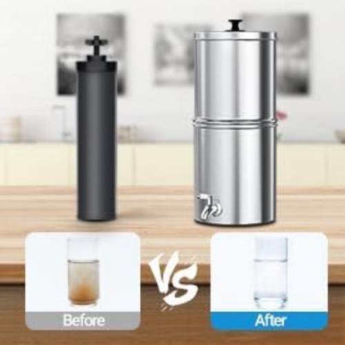NSF/ANSI 42&372 Certified Water Filter, Replacement for Berkey BB9-2 Black Pu…