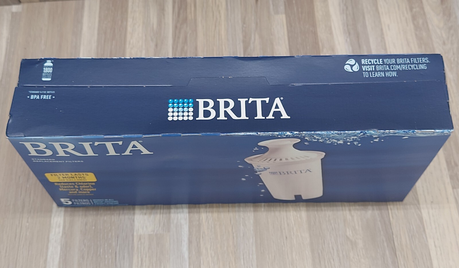 Brita Pitcher Replacement Water Filters (5 in box) Model OB03