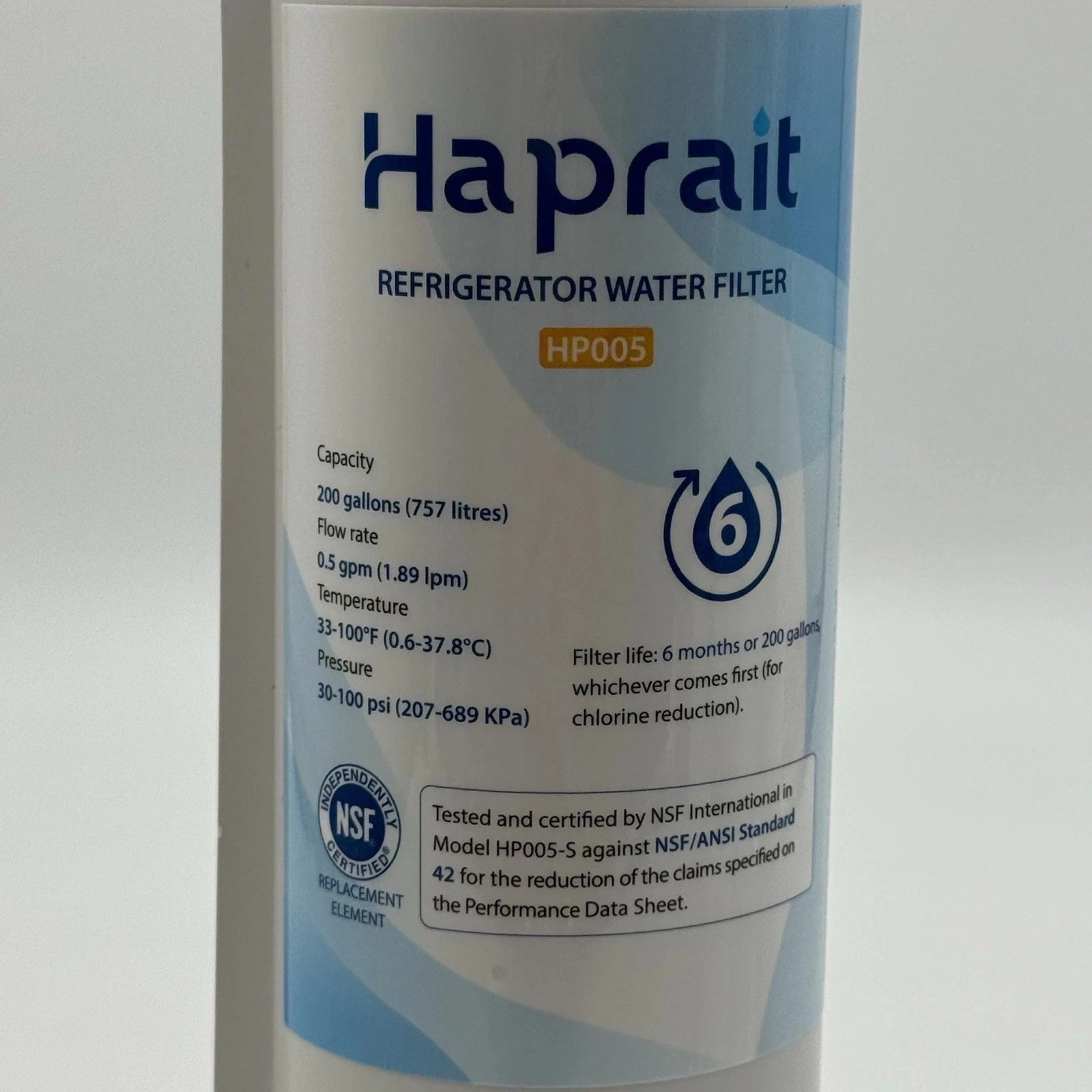 New 3 Pack Haprait HP005 Water Filter for Frigidaire ULTRAWF Pure Source Ultra