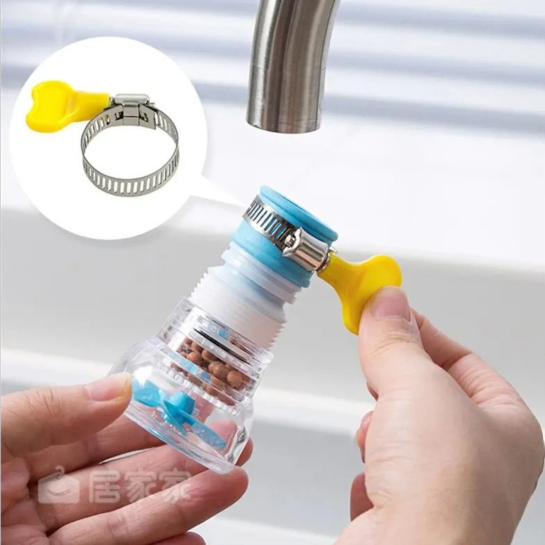 1pc 360° Rotating Kitchen Anti-Splashing Faucet Can Rotate Extend The Filter