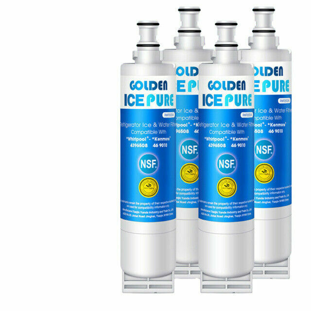 4 PACK Compatible With 4396508 RWF1020 RFC0500A Refrigerator Water Filter