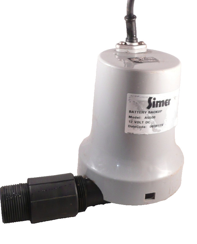Simer A5500 Ace In The Hole Battery Backup 12 Volt DC Sump Pump