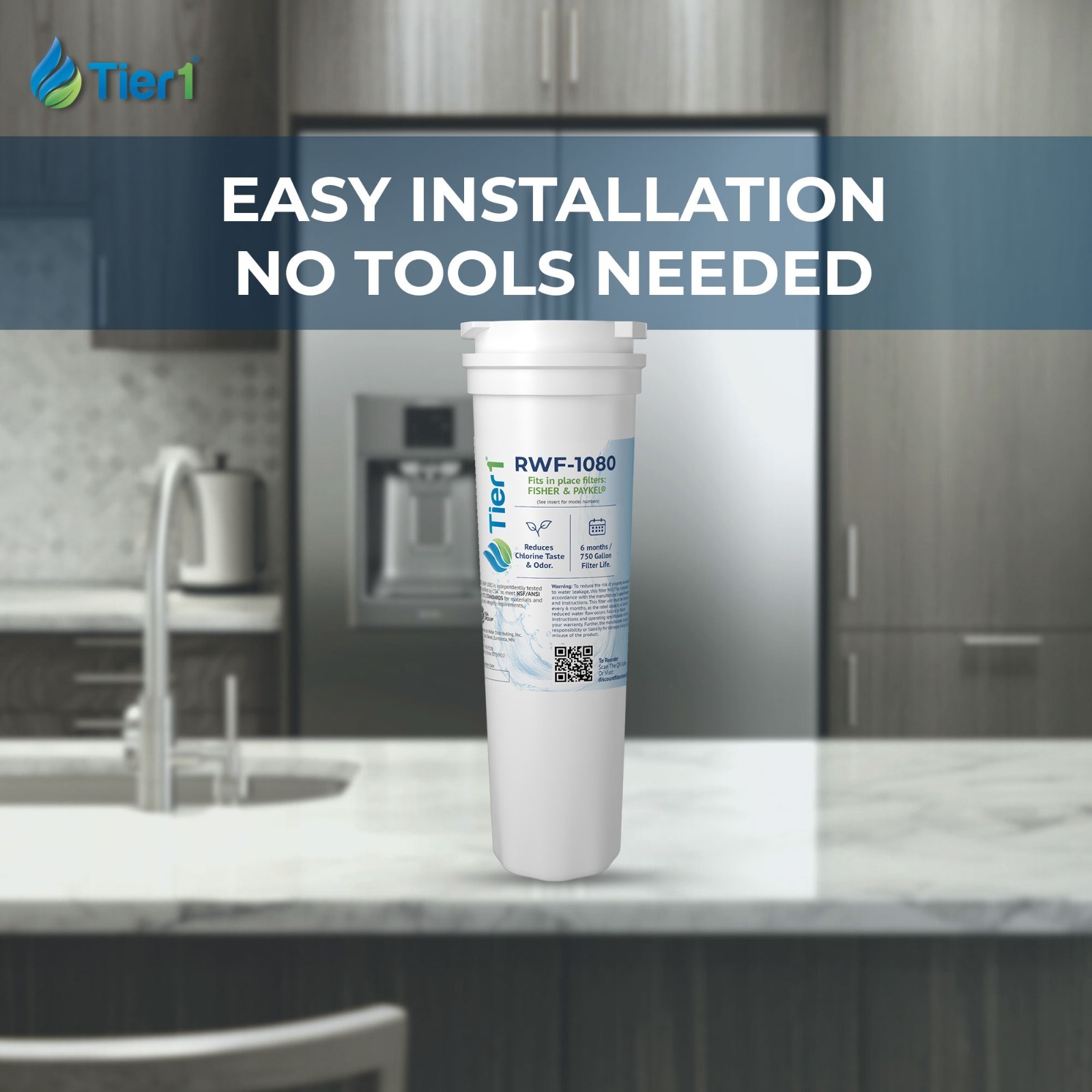 Fits Fisher & Paykel 836848 Comparable Refrigerator Water Filter by Tier1 2