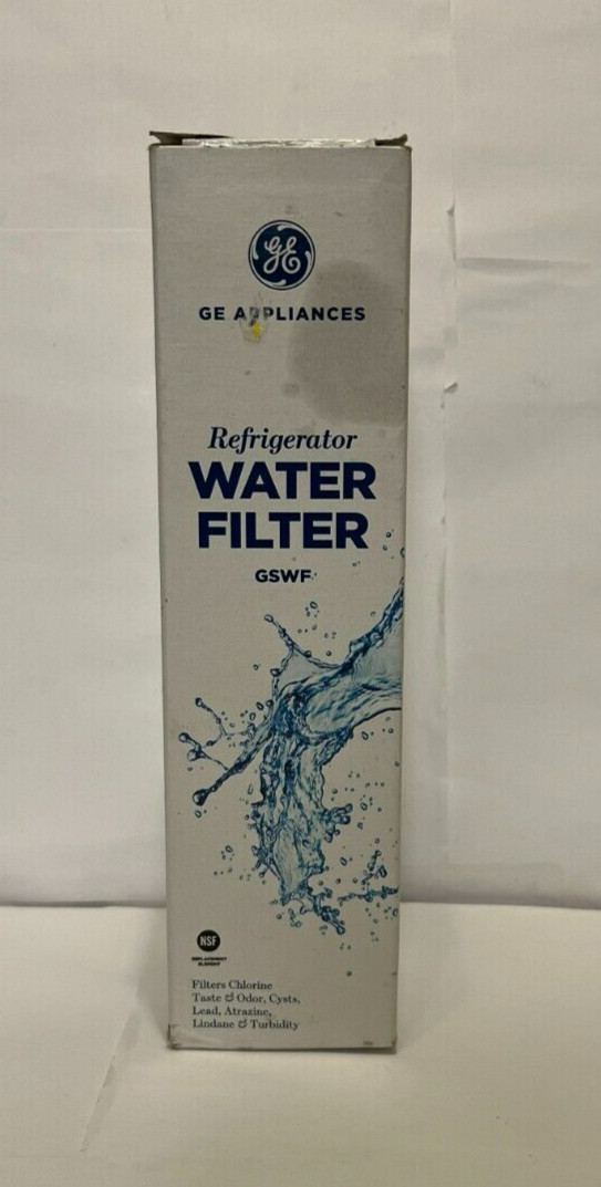 New GE Appliances Replacement Refrigerator Water Filter GSWF Open Box