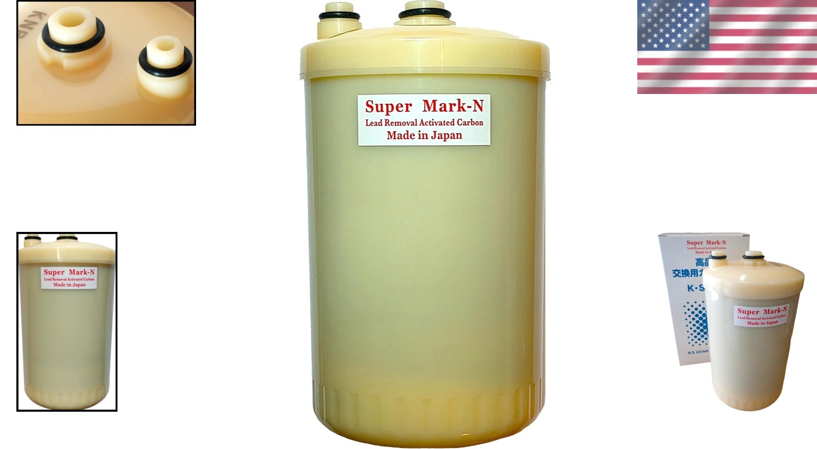 Water Filter Japan Made Lead Removal Silver Activated Carbon Compatible HG-N
