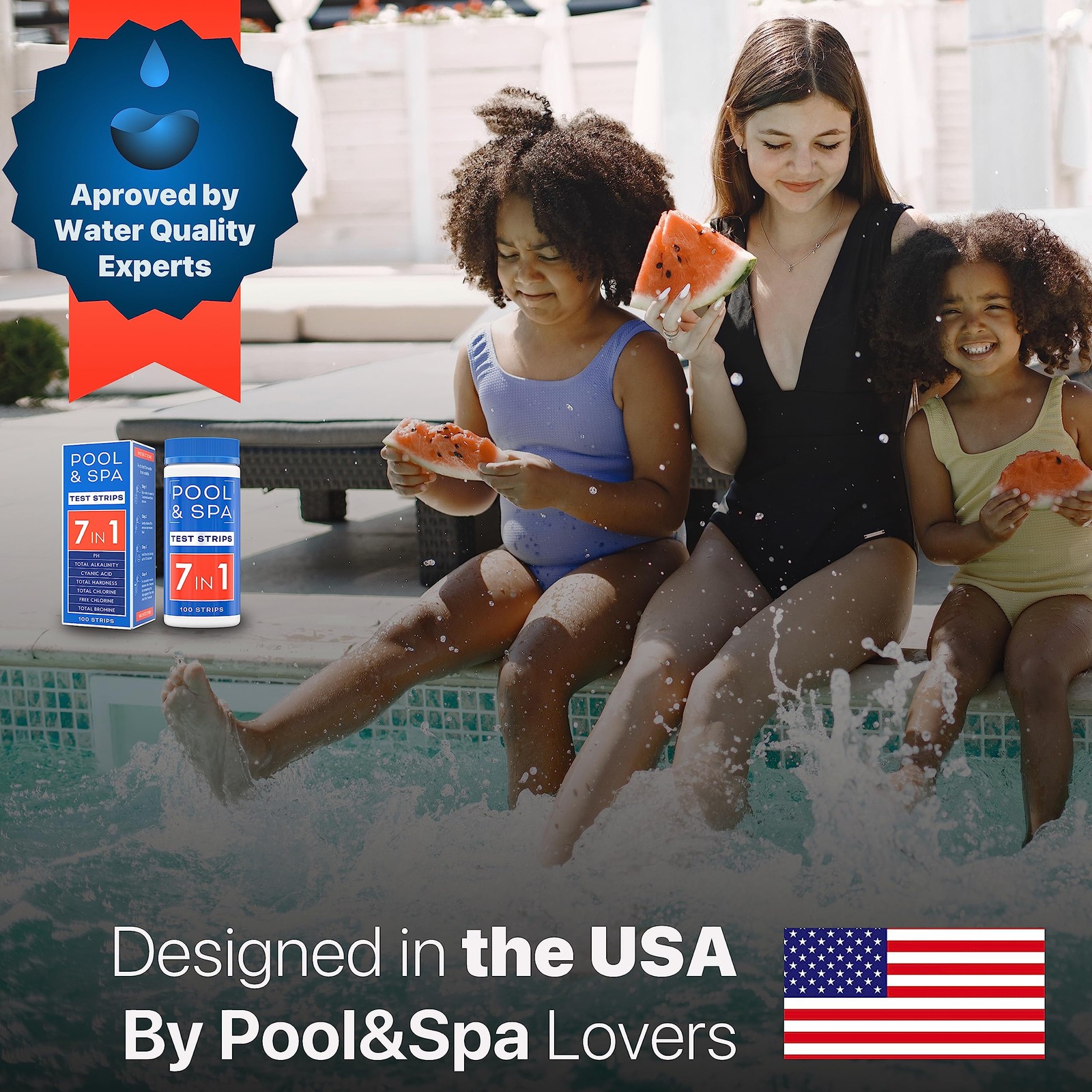 All-New Pool and Spa Test Strips 7 in 1 Quick SuperAccurate Swimming 150…