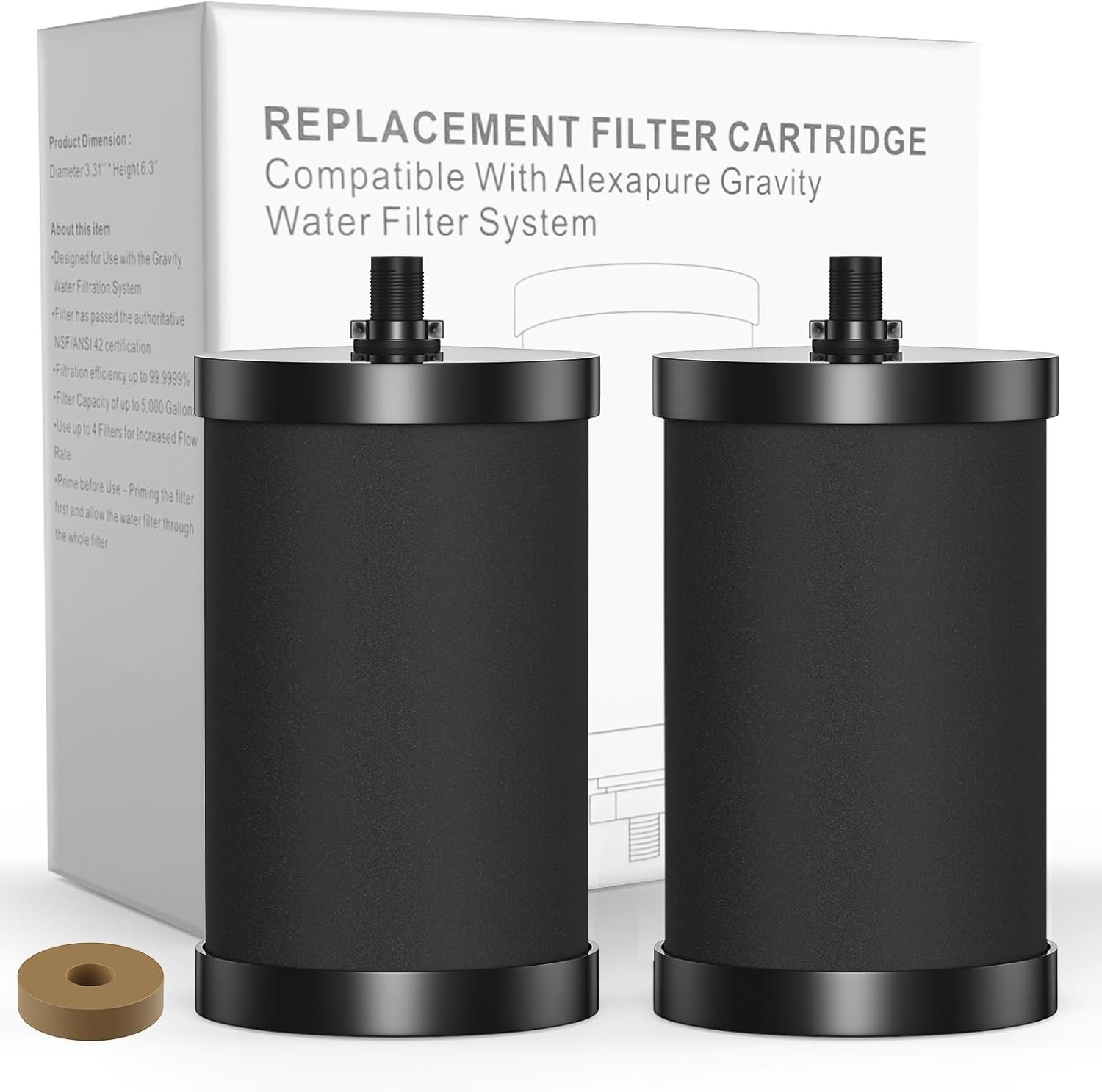 2387 Pro Replacement Water Filter Compatible with Alexapure Systems – 2 Filte…