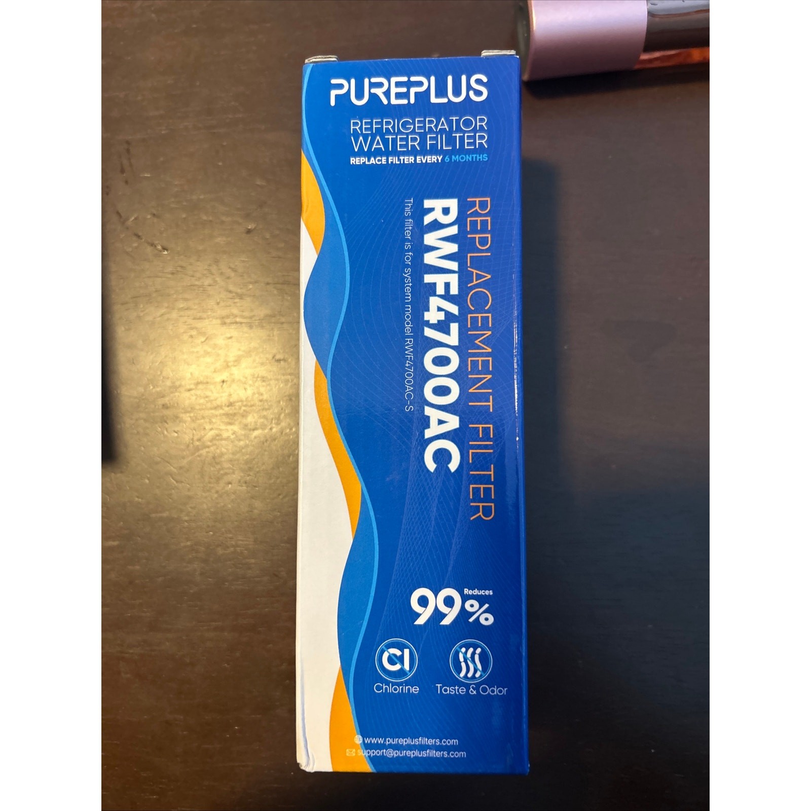 PurePlus RWF4700AC Refrigerator Water Filter Replacement RVF4700AC-S 6 Month