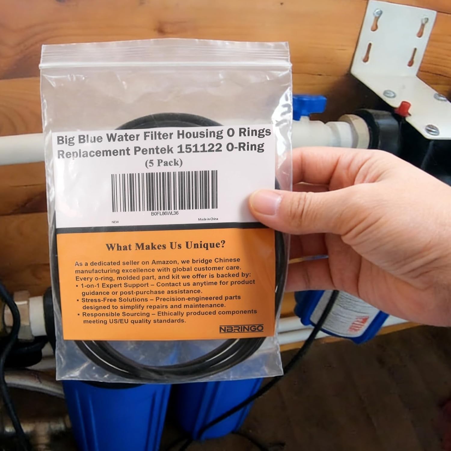 Reliable 5-Pack Water Filter Housing O-Rings – Compatible with Multiple Brands