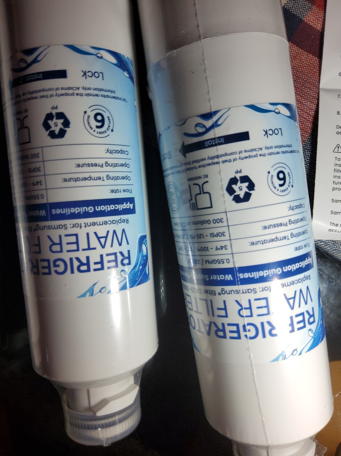 DA29-00020B Replacement for Samsung Water Filter HAF-CIN HAF-CIN,3 Pack Sealed