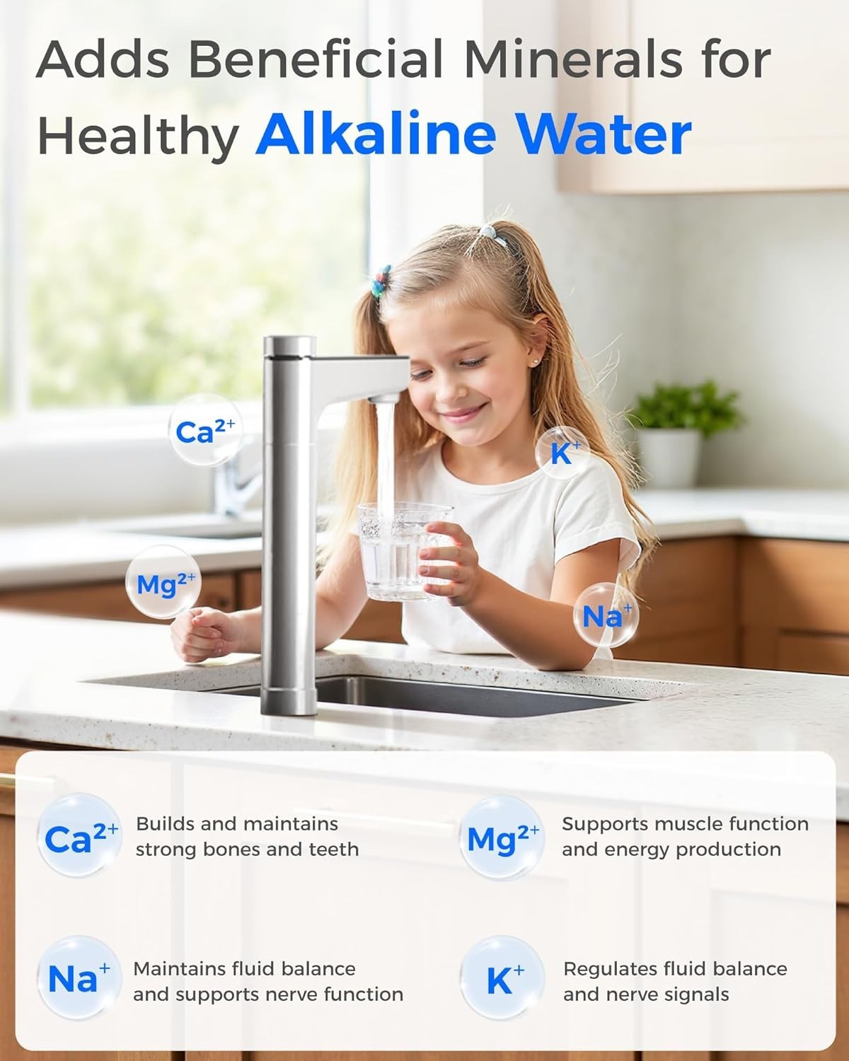 Waterdrop X12 Alkaline Mineral Reverse Osmosis System, NSF/ANSI 58&372 Certified