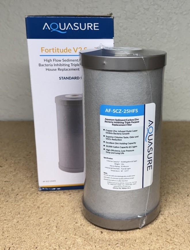 Fortitude V2 Series Sediment/Carbon/Zinc Bacteria Inhibiting Triple Purpose R…