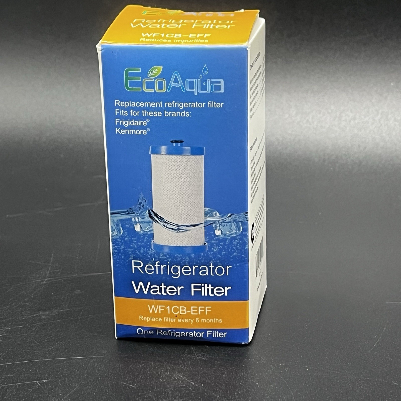 Eco Aqua WF1CB-EFF Refrigerator Water Filter for Frigidaire Kenmore