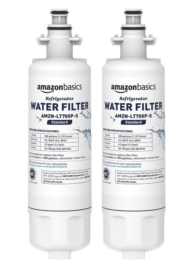 Basics LG LT1000P Refrigerator Water Filter ADQ747935 3-Pack