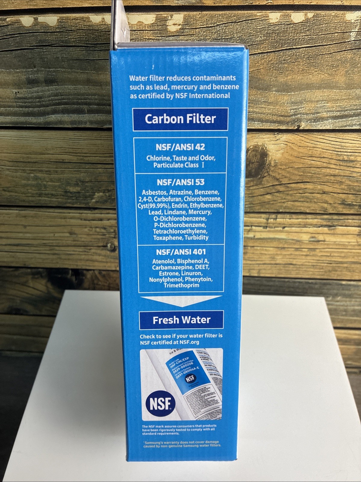 Samsung Genuine Filter For Refrigerator Water & Ice, DA29-00020B, HAF-CIN/EXP
