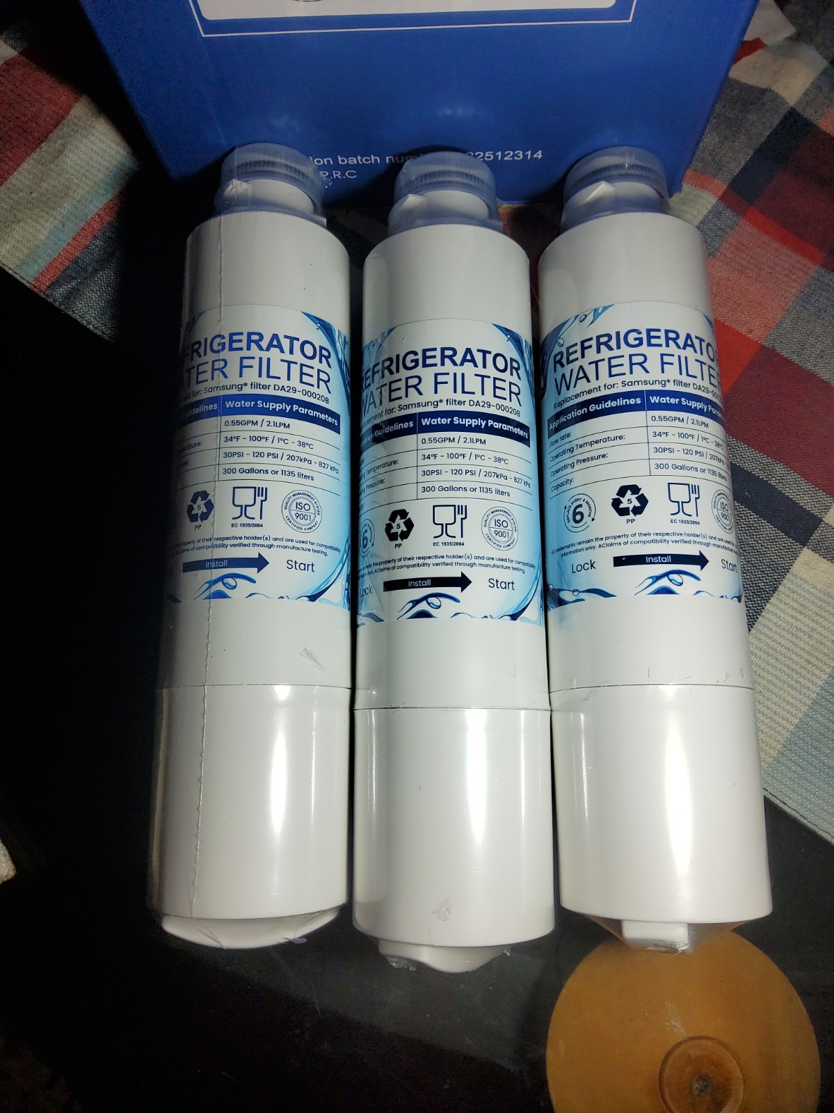 DA29-00020B Replacement for Samsung Water Filter HAF-CIN HAF-CIN,3 Pack Sealed
