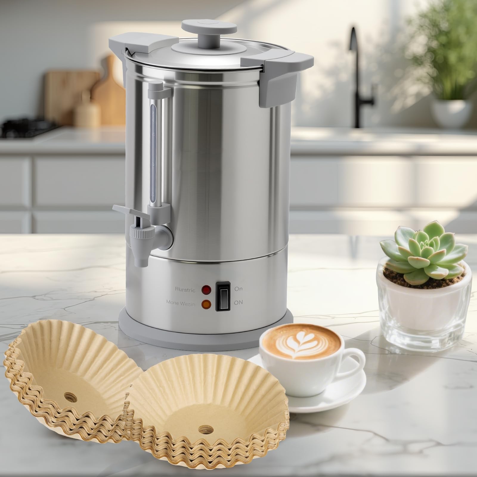 Large Coffee Filters Compatible with Sybo Commercial Maker, 120 for 8L