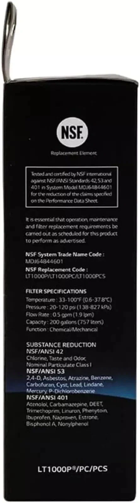 LG Family Refrigerator Filter Element LT1000P ( 2-pack)