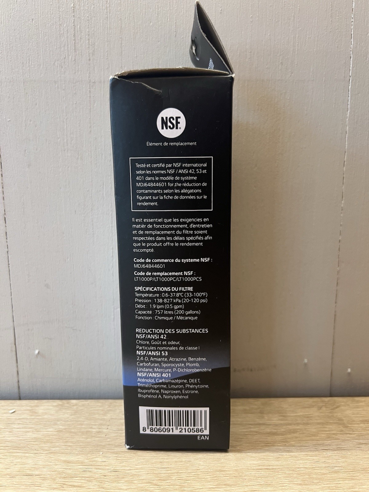 LG LT1000P Water Filter Replacement Cartridge LT1000PC/PCS OpenBox Sealed Filter