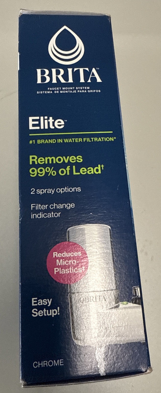 Brita Elite Faucet Water Filter In WHITE