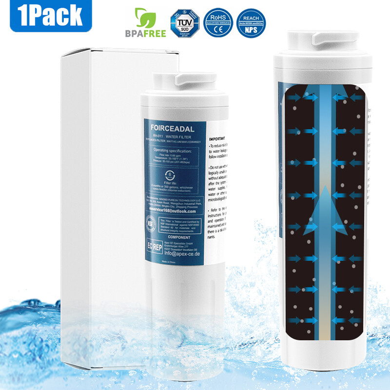6~1 Pcs Replacement Water Filter for Maytag UKF8001 UKF9001 469006 Refrigerator