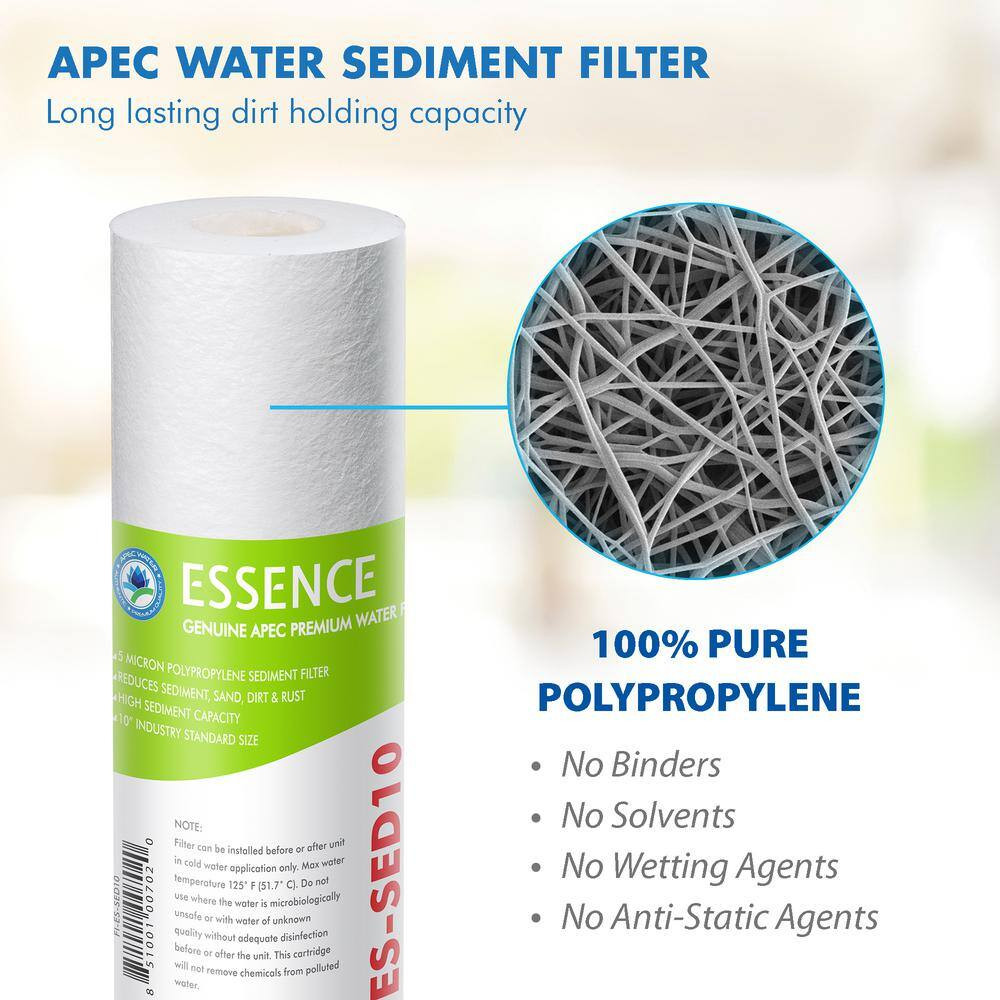 Essence 10 In. Standard Capacity 3-Stage Replacement Pre-Filter Set NEW