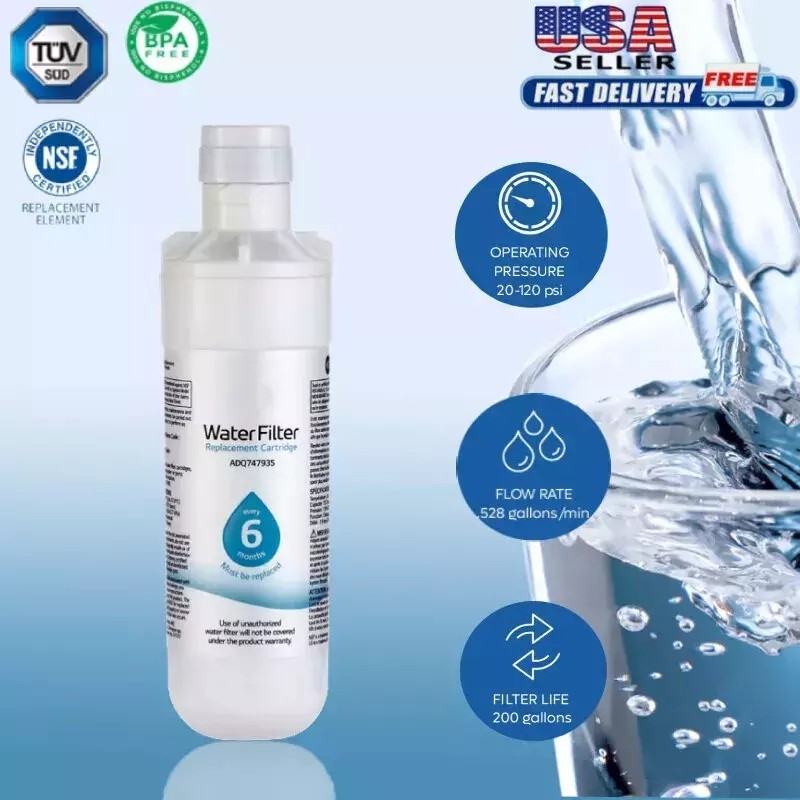 Replacement Fridge Refrigerator Ice Water Filter LG LT1000P ADQ747935 4pack
