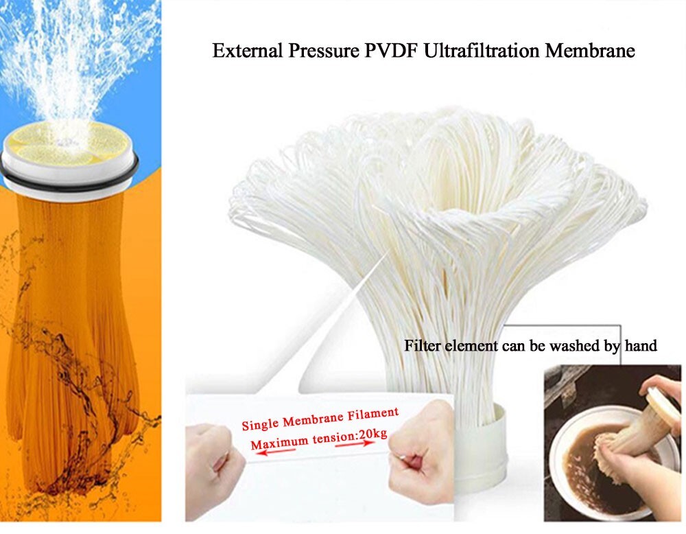 Brand New 3500L/h Stainless Steel Ultrafiltration Membrane Filter Water Purifier