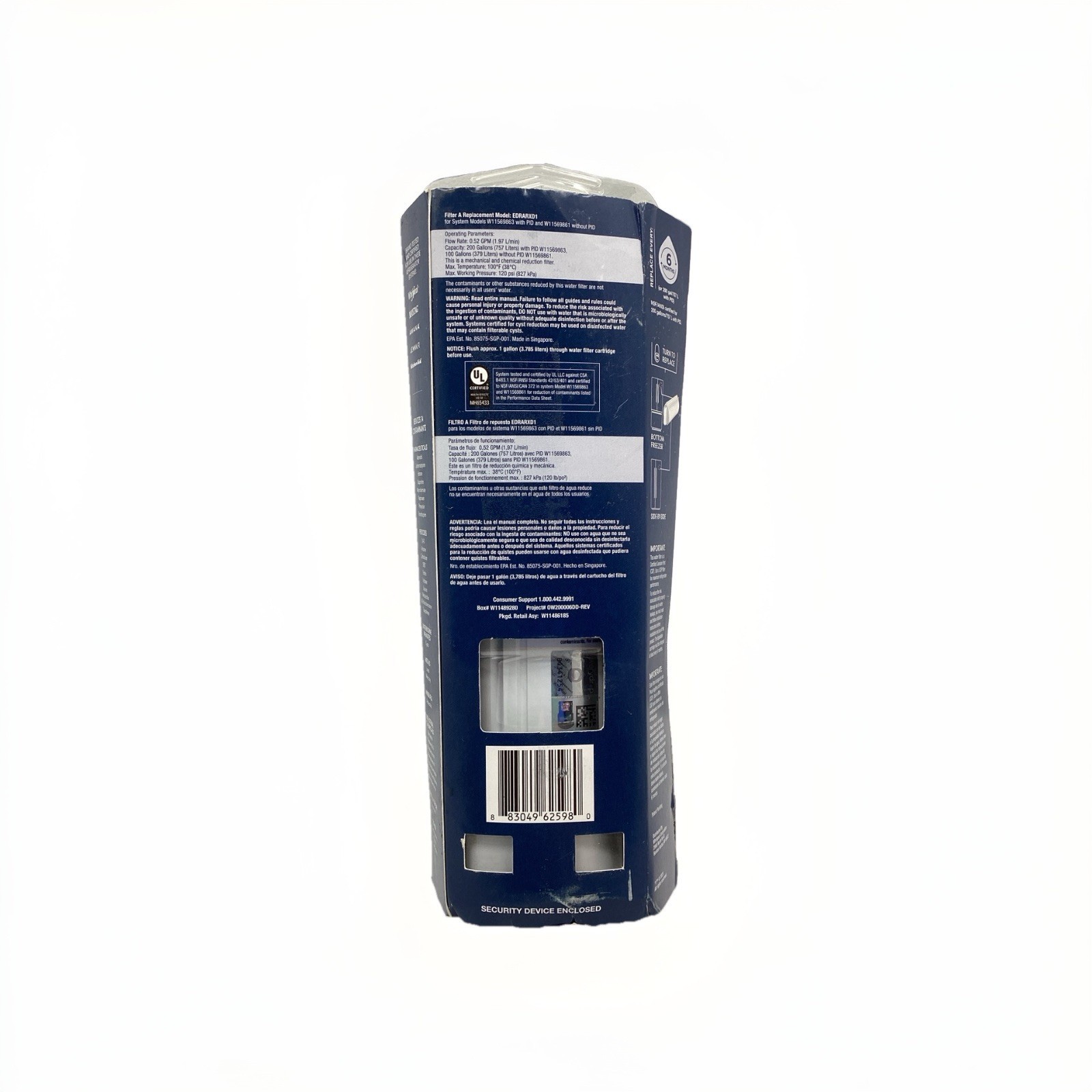 Everydrop by Whirlpool EDRARXD1 Refrigerator Water Filter A – Genuine OEM