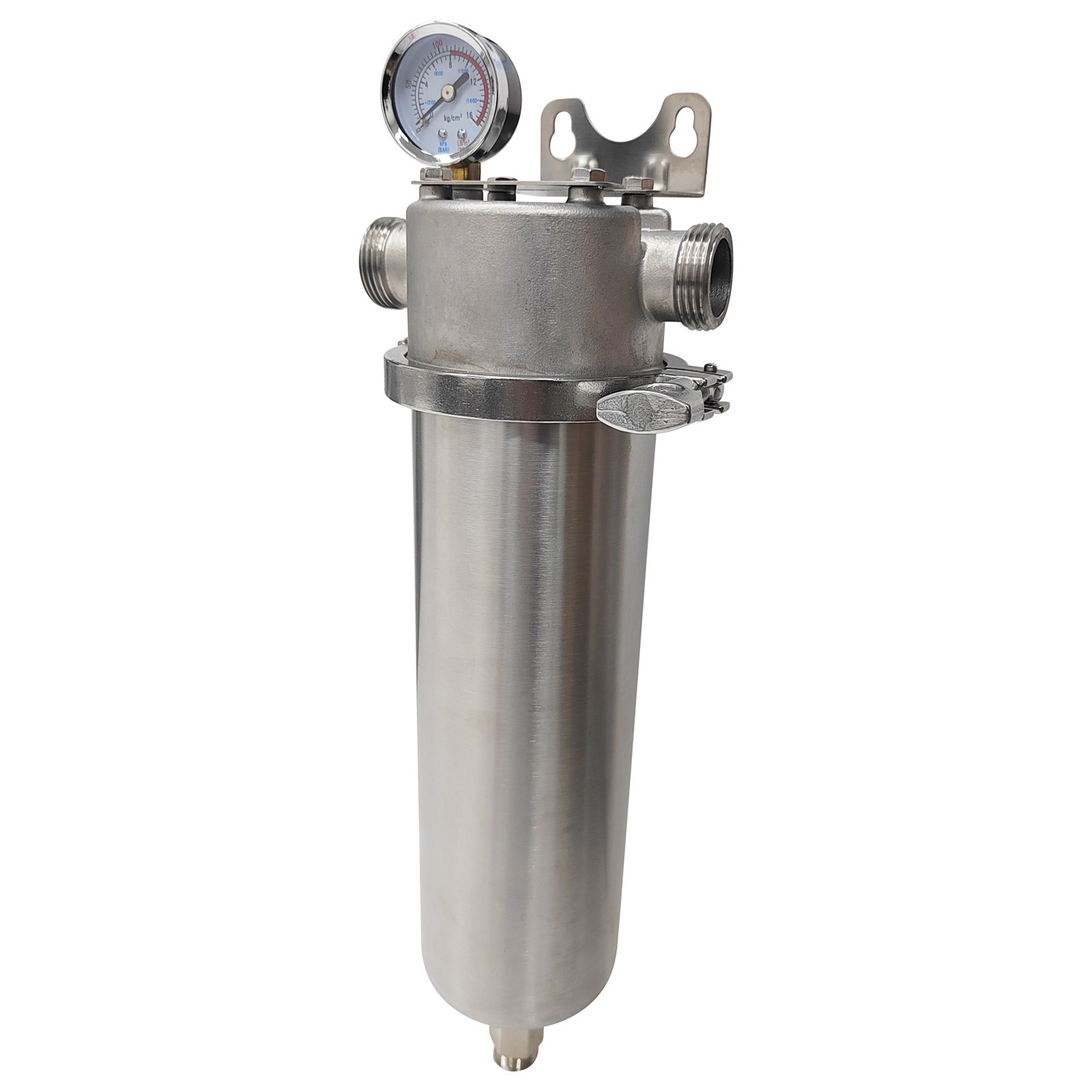 10″L Corrosion-resistant 304 Stainless Steel Filter 1″NPT Inlet/outlet Diameter
