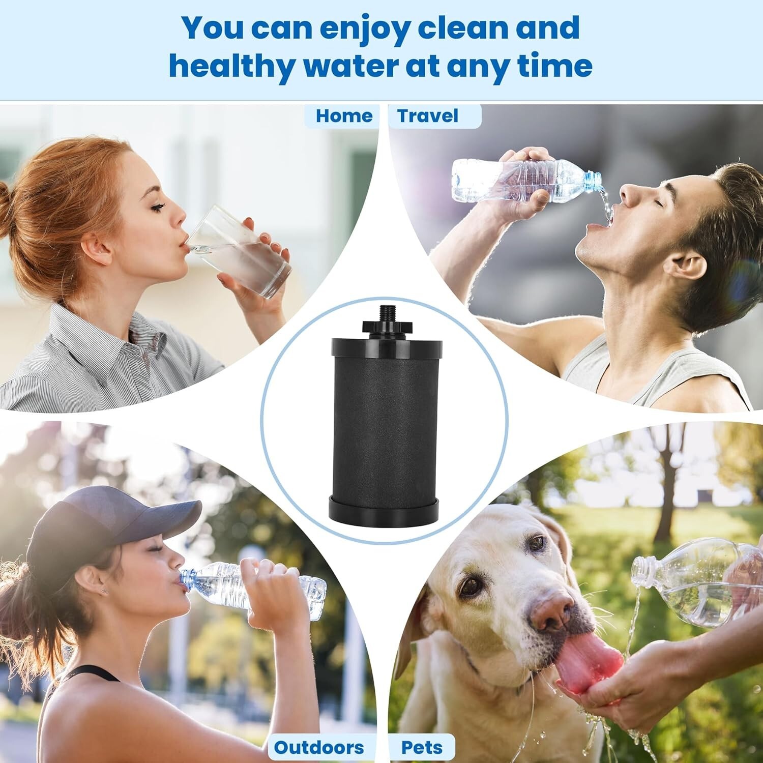 2387 Pro Filter Compatible with Alexapure Pro Gravity Water Filter System 1 F