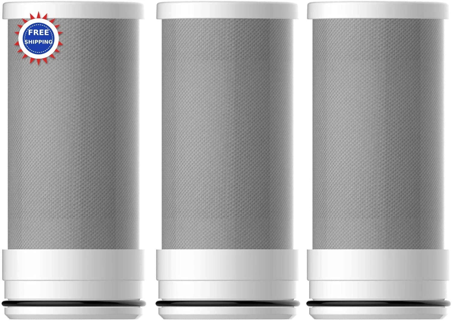 Waterdrop Replacement Filter Pack 3 Reduces Chlorine Taste Odor 9 Months