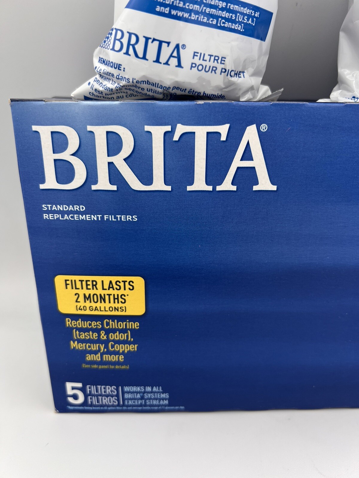New! Brita Model OB03 Pitcher Replacement Filters, Pack of 8