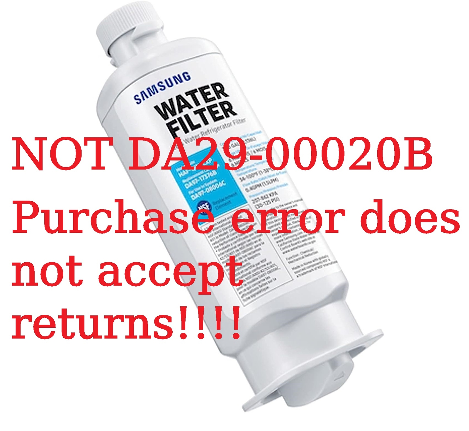 4 PACK Genuine Samsung DA97-17376B HAF-QIN/EXP REFRIGERATOR Water Filter USA⭐