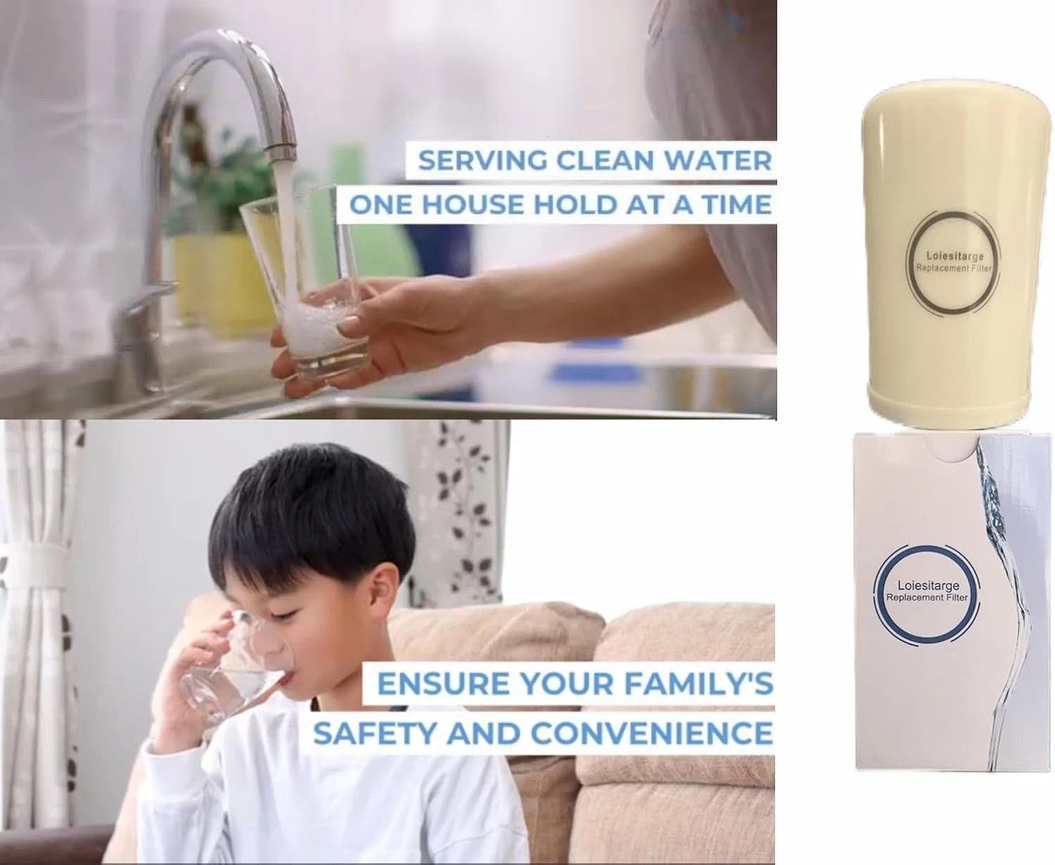 Replacement Water Filter for Leveluk Kangen 8-1Pcs, Replacing HG-N & K-8 Filters