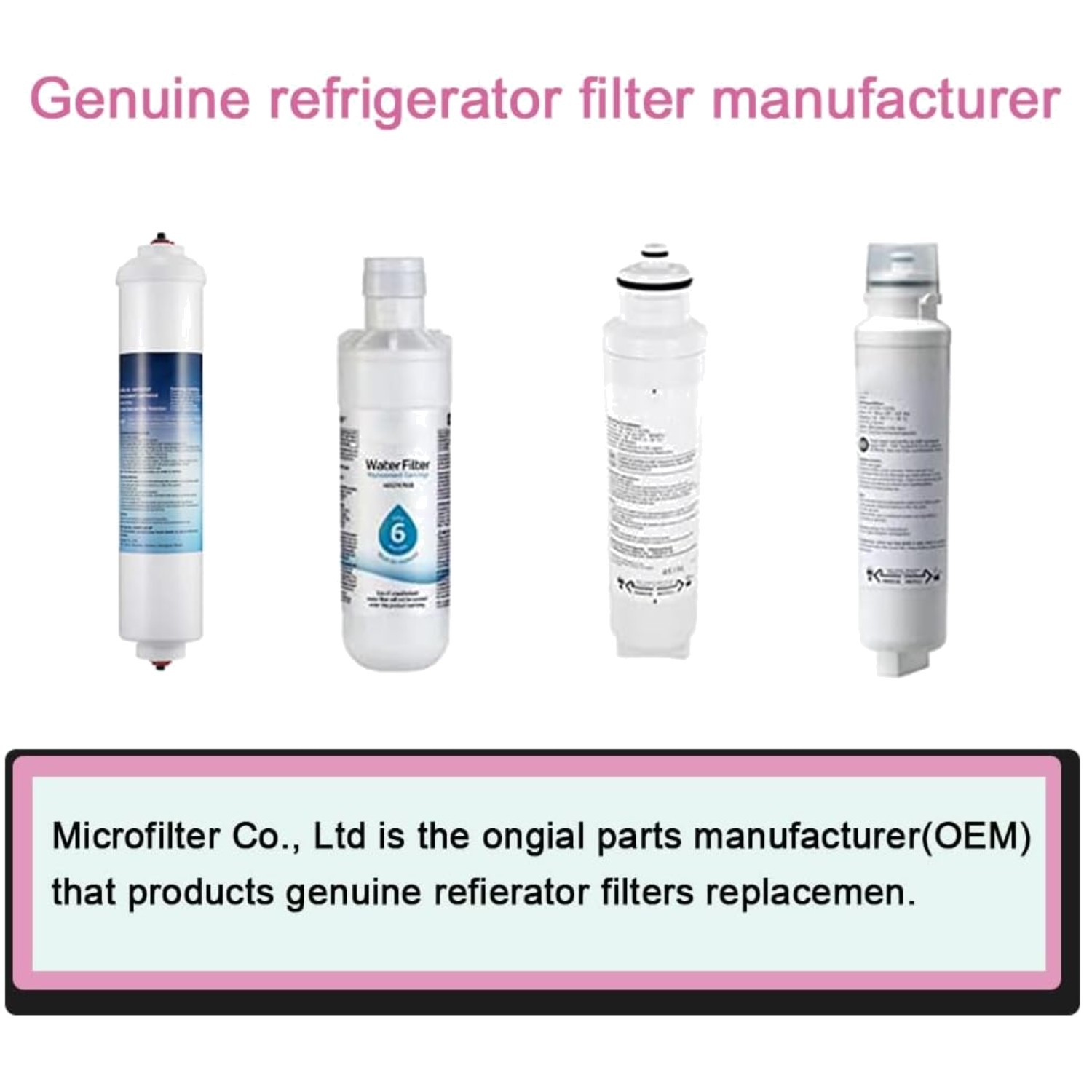 Crystal-Clear Water Filter Replacement, 99% Reduction