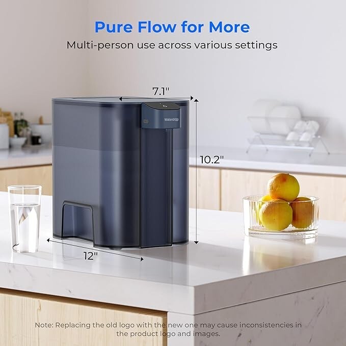 Waterdrop Mega Electric Water Filter Pitcher, Dispenser,With 2 Filter