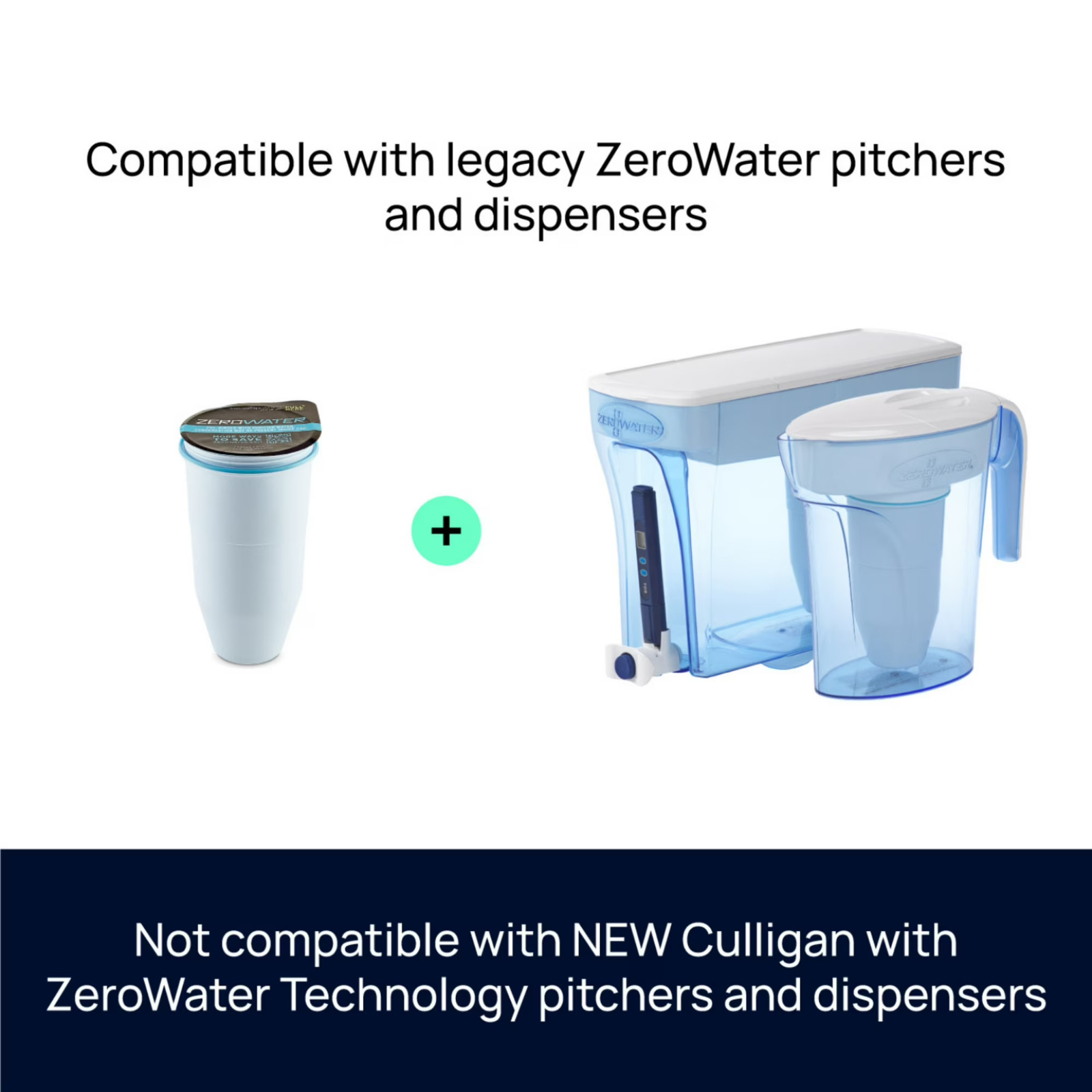 ZeroWater Replacement Water Filters 5-Stage Technology 6 Pack
