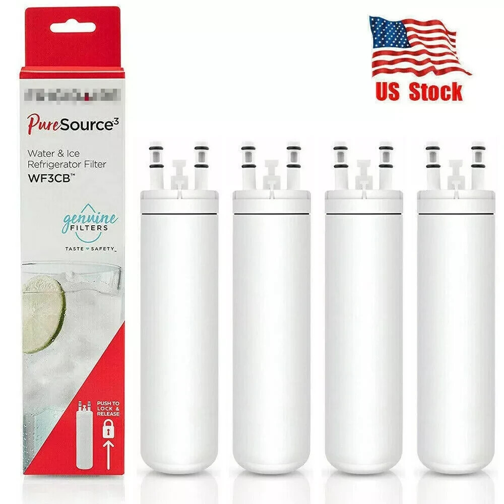 4 PACK Fit Frigidaire WF3CB Refrigerator PureSource 3 Water & Ice Filter US NEW