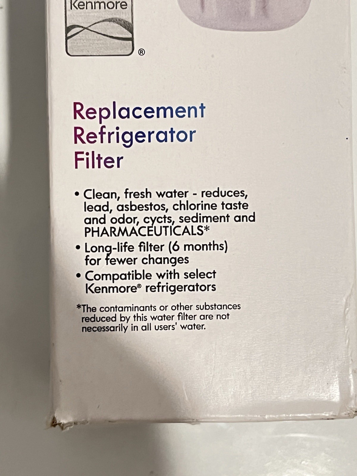 Kenmore 9082 Replacement Refrigerator Filter Sealed in New Open Box OEM