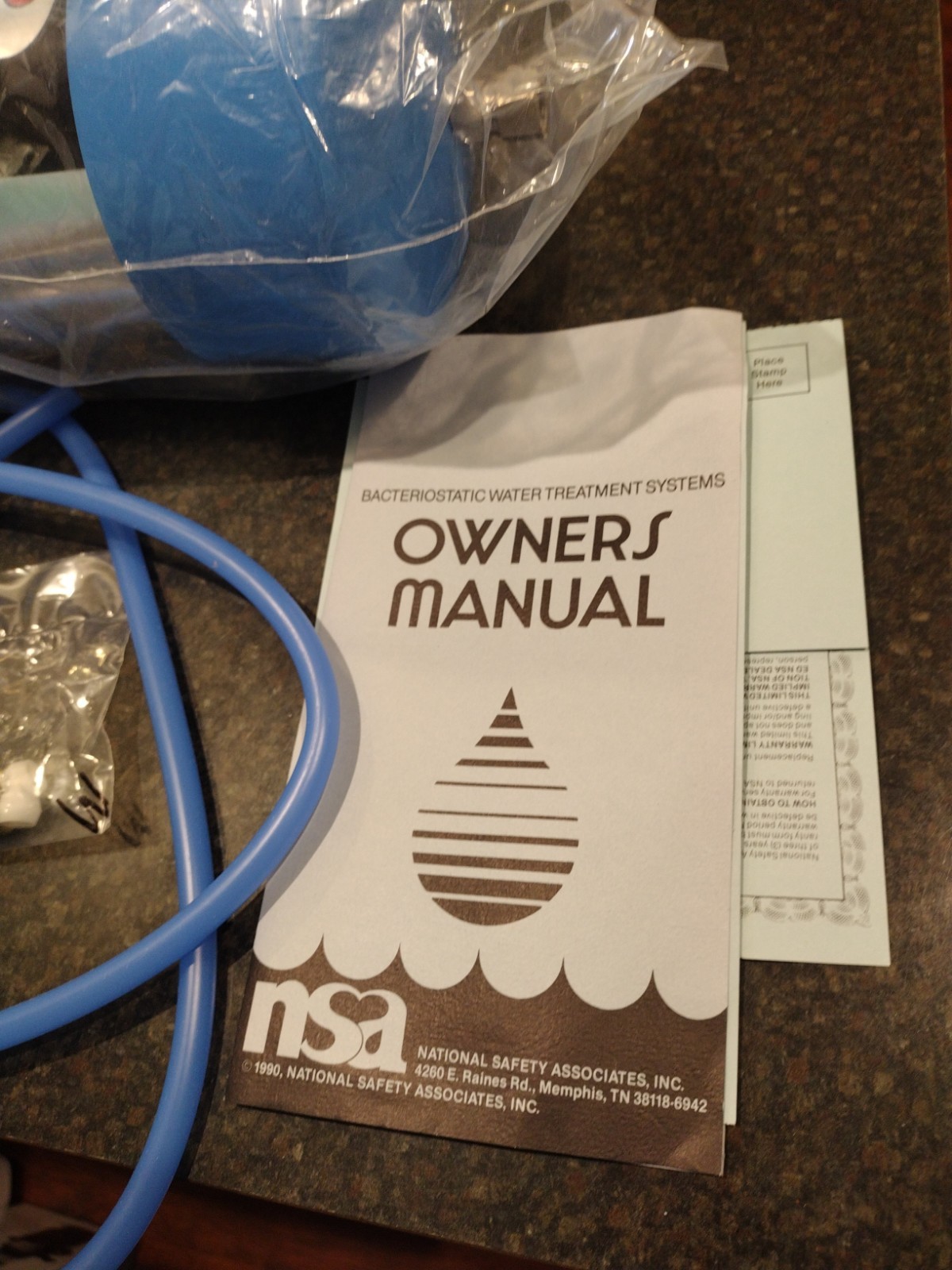 NSA Bacteriostatic Model 100S Water Treatment Filter Unit NSA100S New In Box