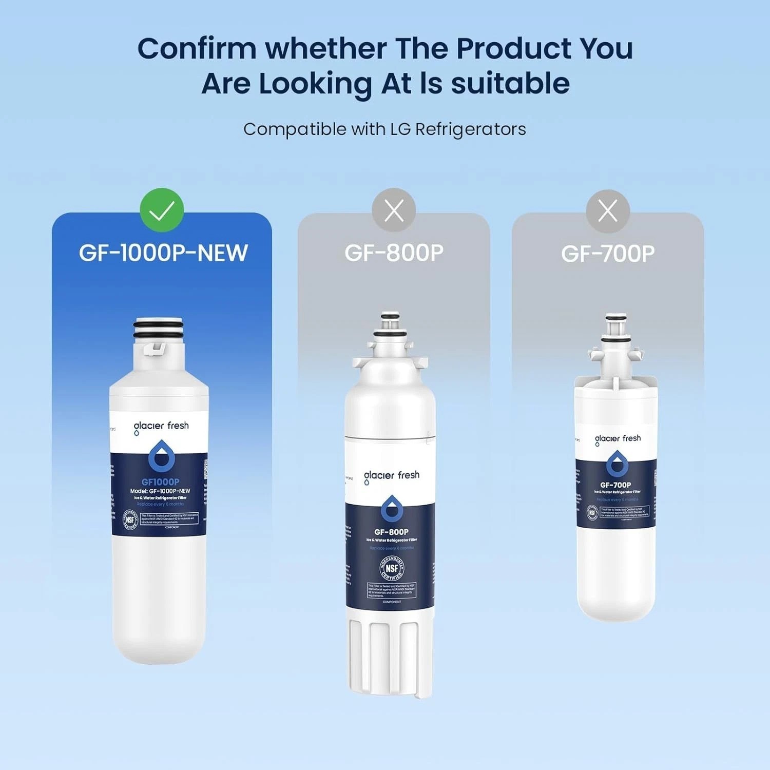 LT1000PC Water Filter 4 Pack – Compatible with LT1000PC/PCS$-~