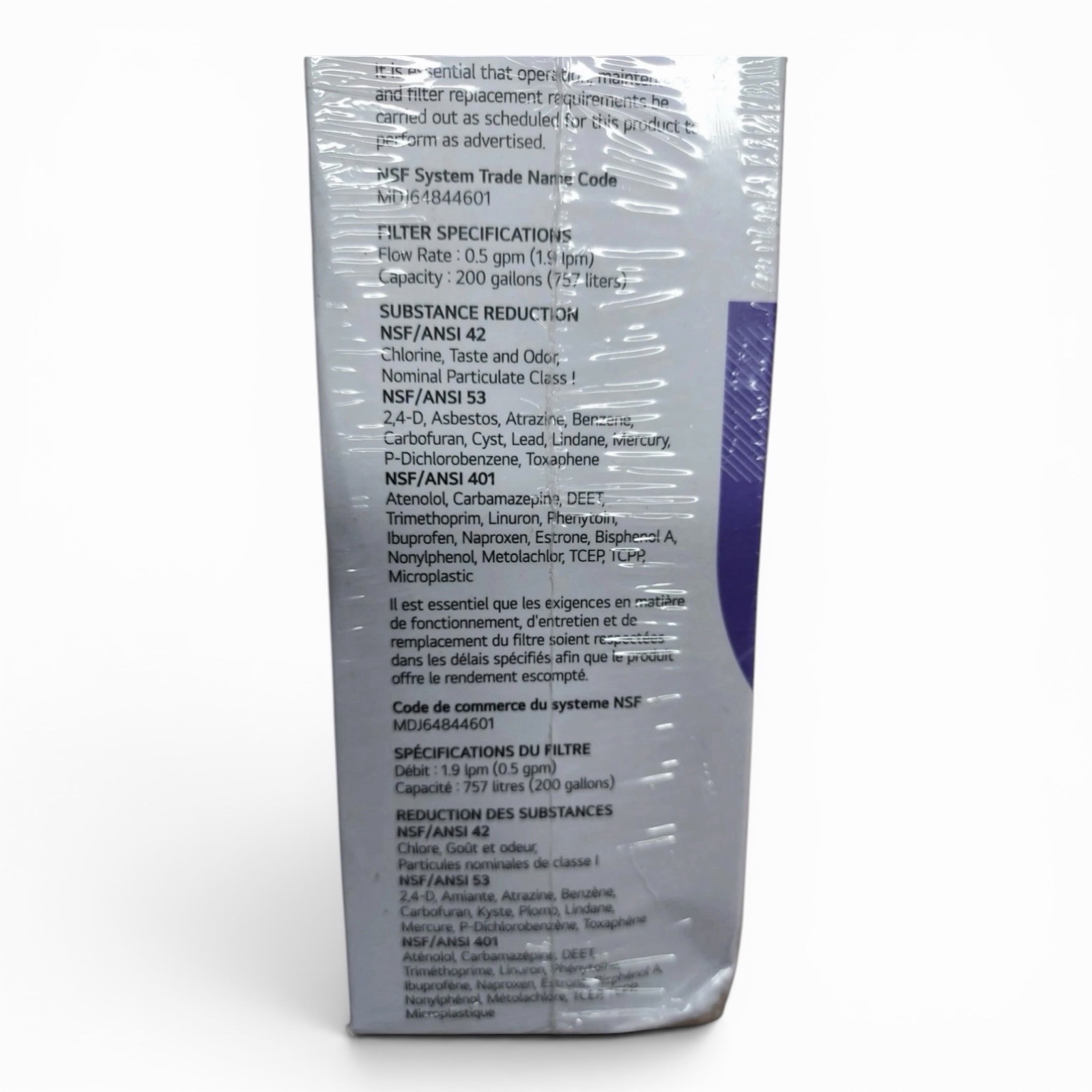 2Pk LG Refrigerator Water Filter LT1000P2 Replacement Cartridge Genuine OEM