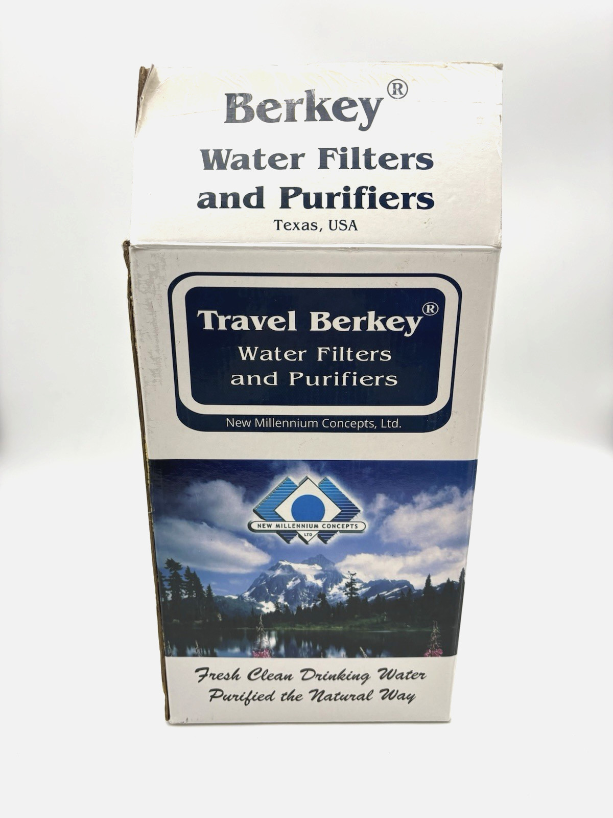 Travel Berkey Water Filter Purifier 1.5 Gallon Stainless Steel w/ BB9-2 Filters