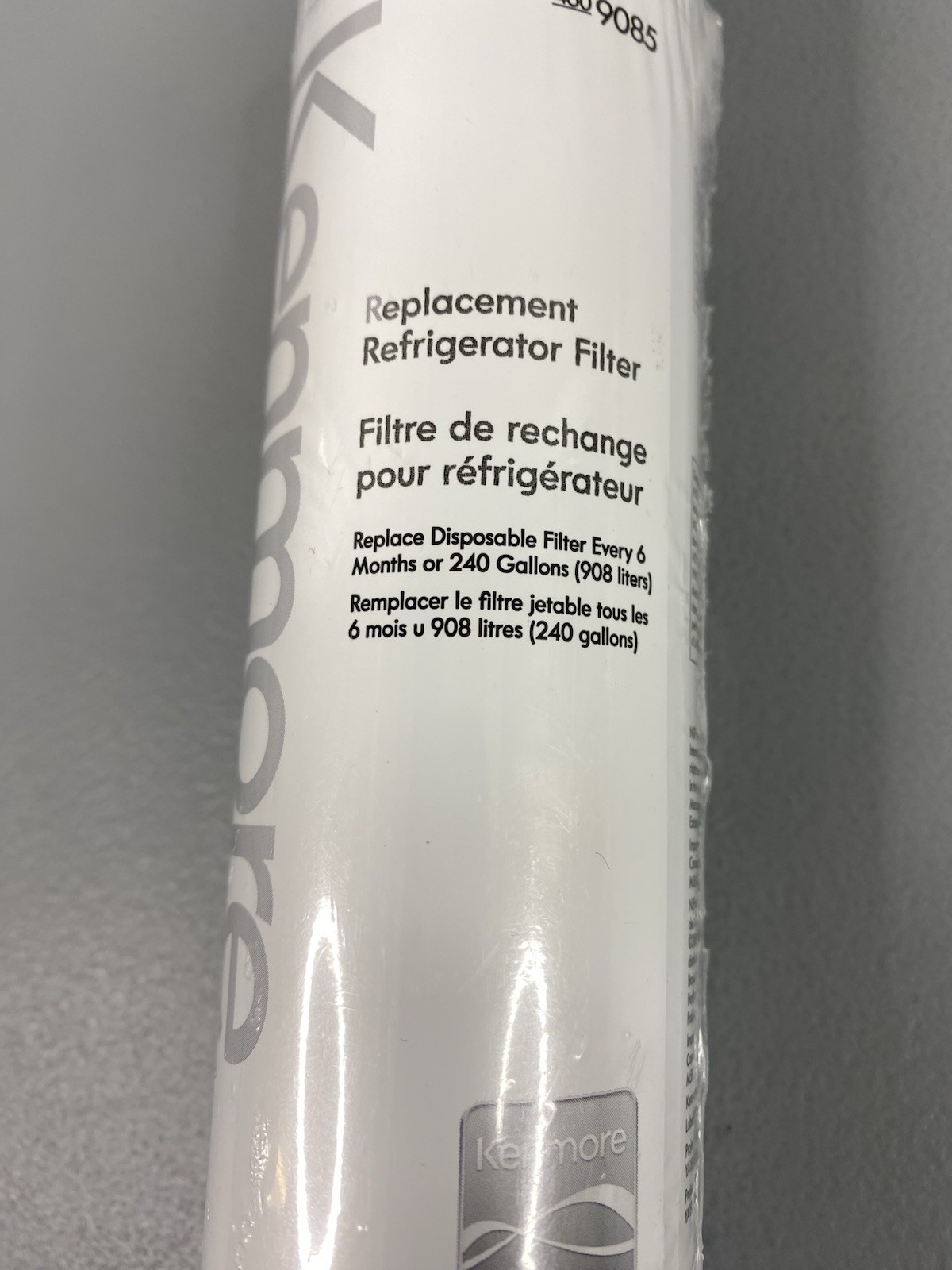 Kenmore 460 9085 Refrigerator Water Filter 9085 Sealed Brand New -1 Pack White
